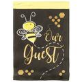Recinto 13 x 18 in. Bee Our Guest Burlap Printed Garden Flag RE3459514